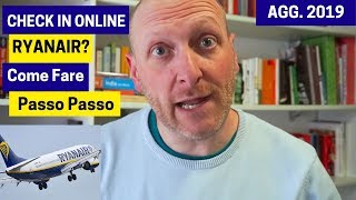 Come Fare il CHECK IN ONLINE con RYANAIR AGG 2019 [upl. by Uthrop]