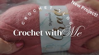 Fun Crochet Project  Crochet Along crochet vlog slowfashion [upl. by Akissej]