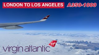 Trip Report Virgin Atlantic Airbus A3501000 London Heathrow LHR  Los Angeles LAX Economy Class [upl. by Bowman]