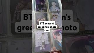 BTS seasons greetings photo card 방탄소년단 bts [upl. by Garihc]