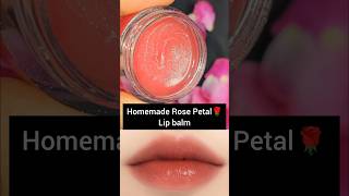 Home Made Rose Petal Lip Balm lipbalmIn [upl. by Hteik915]