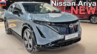 New Nissan Ariya 2024  Walkaround OVERVIEW exterior amp interior [upl. by Atika]