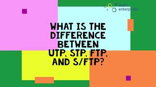 what is the different between UTP STP FTP and SFTP Ethernet cable cat6 cable Hindi Urdu [upl. by Gold]