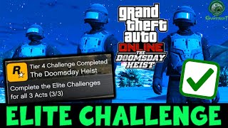 How to Complete the Act 3 Doomsday Heist Elite Challenge in GTA Online  Full Guide amp Tips [upl. by Loni911]