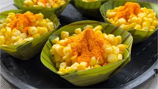 Sweet Corn Snack  Filipino Street Food [upl. by Euqinahc267]