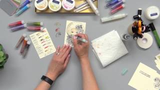 How to Watercolor with Gelatos  Erin Bassett with FaberCastell [upl. by Metzger]