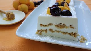 Mattonella fredda allo yogurt e miele  Ricetta estiva [upl. by Chrisy]