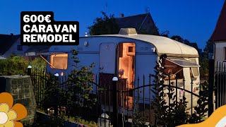 600 euro caravan renovation  part 26 [upl. by Hoseia972]