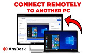 How to Connect Remotely to Another Computer Using AnyDesk [upl. by Quillon]