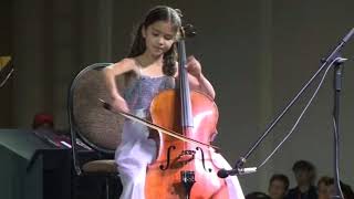 J S Bach quotAriosoquot from Cantata 156 by 10yearold cellist [upl. by Kenta]