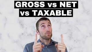 Difference In Gross Net and Taxable Income Must Learn [upl. by Biddick]