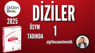 DİZİLER ÖSYM TADINDA 1  345 AYT MATEMATİK SORU BANKASI 2025 [upl. by Lacim]