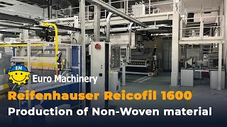 Reifenhäuser Reicofil 1600  Nonwoven line [upl. by Okimuk]