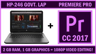 Adobe Premiere Pro in Government Laptop 👉1080p👈Video Editing Without Hanging Problem  premierepro [upl. by Ranjiv]