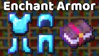 BEST Armor Enchantments in Minecraft 121 Java and Bedrock [upl. by Elbon]