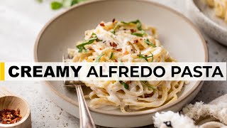 COTTAGE CHEESE ALFREDO PASTA SAUCE  quick healthy dinner recipe [upl. by Fasto902]