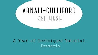 A Year of Techniques Intarsia Tutorial [upl. by Mushro]