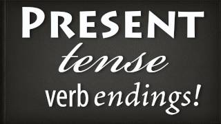 Latin Present Tense Verb Endings [upl. by Norehs]