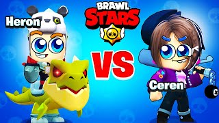 Ceren ile Kapıştık Kim Kazandı  Brawl Stars [upl. by Madea372]