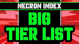 Ranking EVERY Necron Index Unit for 10th Edition  TIER LIST [upl. by Alfreda61]