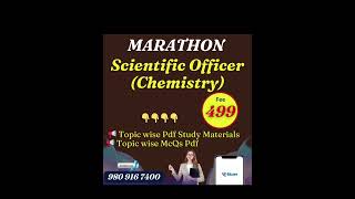 Scientific Officer Physics Scientific officer Chemistry Marathon 🧑🏻‍💻👩‍🏫 scientificofficer [upl. by Lennard232]