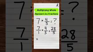 Multiplying Whole Numbers by Fractions  Math with Mr J Shorts [upl. by Cahan352]