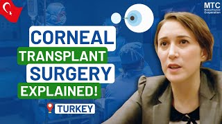 Corneal Transplant Surgery  Turkey [upl. by Nosremaj]