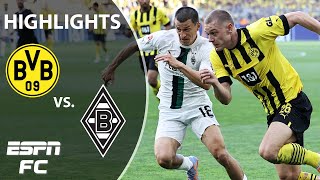 Borussia Dortmund vs Borussia Mgladbach  Bundesliga highlights  ESPN FC [upl. by Swithbert]