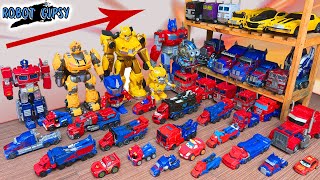 Rare Bumblebee amp Optimus Prime Transformers Toys  Yellow Tobot Robot amp Beast Rise [upl. by Hanah149]