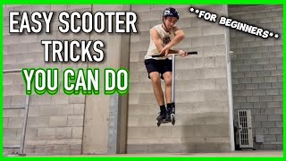 EASY BEGGINER SCOOTER TRICKS YOU CAN DO  10 MINS OR LESS [upl. by Eniluap]