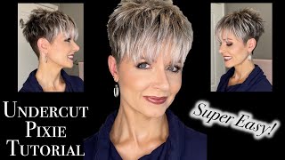 EASY Pixie Hair Styling Tutorial🥰 [upl. by Penthea370]