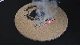 OTC 2018  Laser Marking Cork Coaster [upl. by Bruner158]