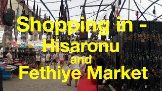 Hisaronu shopping and Fethiye Market Turkey [upl. by Joana70]