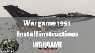 Wargame Red Dragon  Wargame 1991 Mod Install Instruction [upl. by Oniger612]