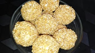 Rajgira Ladoo Recipe  Ramdana Laddu Recipe Amaranth Seeds Laddu Recipe [upl. by Namdor884]