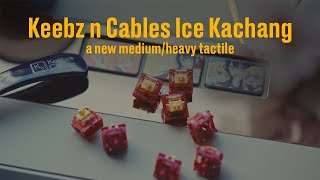 surprisingly satisifying  Keebz n Cables Ice Kachang Tactile Switch Review and Sound Test [upl. by Eerised]