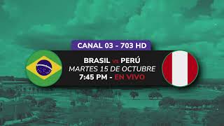 PERÚ vs BRASIL EN VIVO desde BRASILIA por la FECHA 10  CLASIFICATORIAS 2026 🌎⚽ [upl. by Flora410]