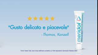 Dentifricio e collutorio meridol® per la prevenzione dei problemi gengivali [upl. by Imeaj]