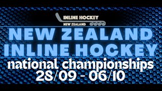 Inline Hockey NZ  Nationals Saturday morning 5th Oct 2024 [upl. by Eliga]