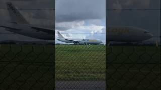 Aerologic 777F landing at EGNX aviation planespotting planes [upl. by Nowell]