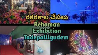 Rehaman Exhibition Tadepalligudem  Different Fishes  Aquariums  Usha House [upl. by Yule534]