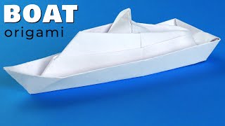 Origami boat How to make paper boat from A4 without glue [upl. by Couhp]