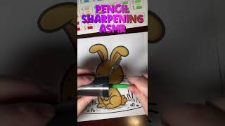 Pencil Sharpening ASMR Video  Bunny in Grass [upl. by Letti224]