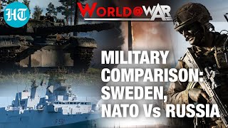 Russia Vs Sweden  NATO Military Comparison Soldiers Tanks Fighter Jets Nuclear Missiles Budget [upl. by Mera]