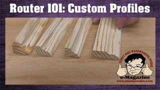 How to make custom molding profiles with just a few basic router bits [upl. by Ray]