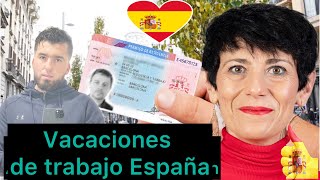 Vacaciones de trabajo España [upl. by Adnylem]