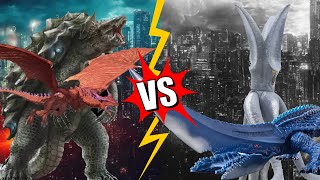 Battle Gyaos Viras Guiron VS Gamera  Gozilla [upl. by Koenraad]