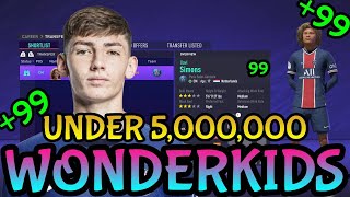 BEST HIGH POTENTIAL PLAYERS UNDER 5 MILLION WONDERKIDS FIFA 21 Career Mode [upl. by Sprage]