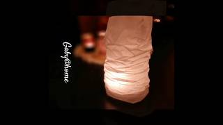 Ruckzuck Windlicht aus Altglas und Papier diy shorts tutorial candles idea [upl. by Elleivap]