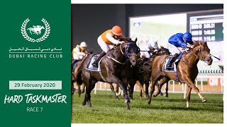 HARD TASKMASTER makes up plenty of ground to grab an exciting win in the last night of the race [upl. by Ettevroc]